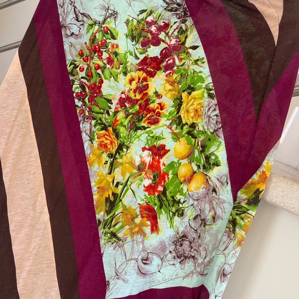 VINTAGE Floral Geometric Patterned Skirt - Picture 12 of 16